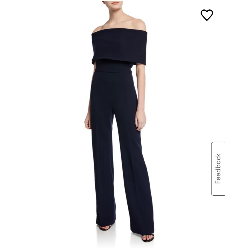 Lela Rose Off the Shoulder Jumpsuit